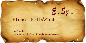 Eichel Szilárd névjegykártya